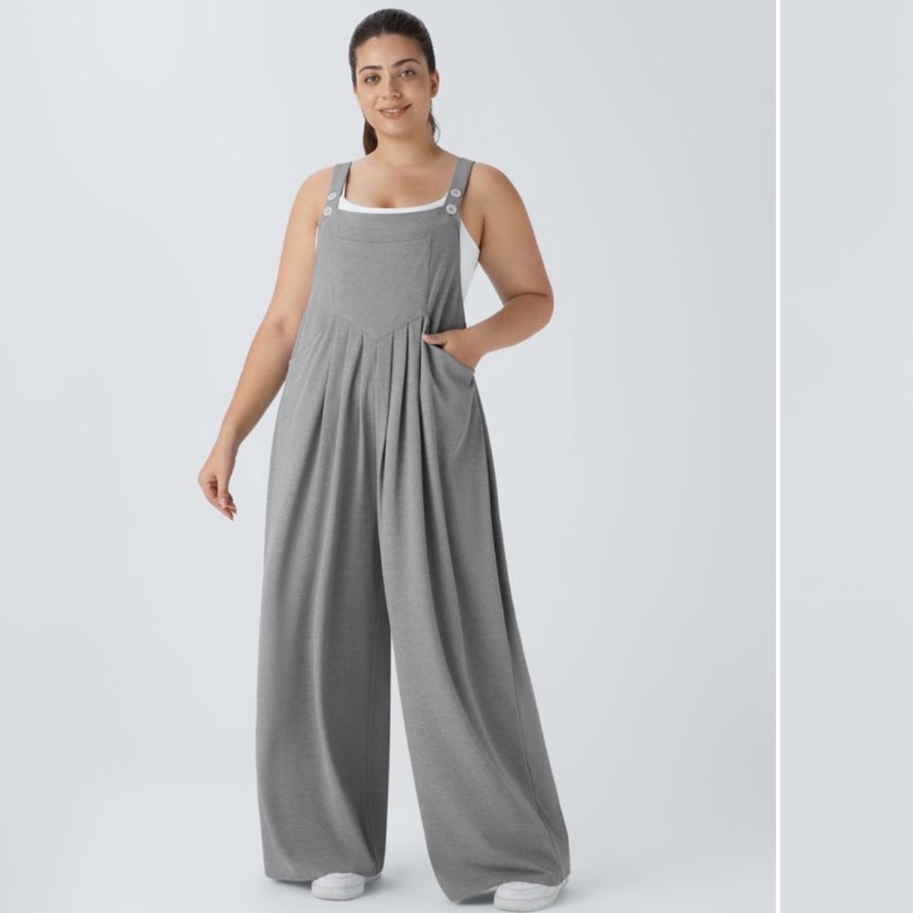 Stylish gray Overalls - image 12